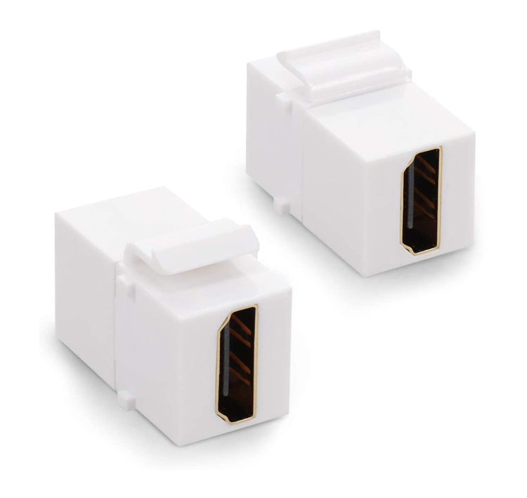 POWERTECH HDMI adapter CAB-N153 για patch panel, λευκό 3 POWERTECH HDMI adapter CAB-N153 για patch panel, λευκό
