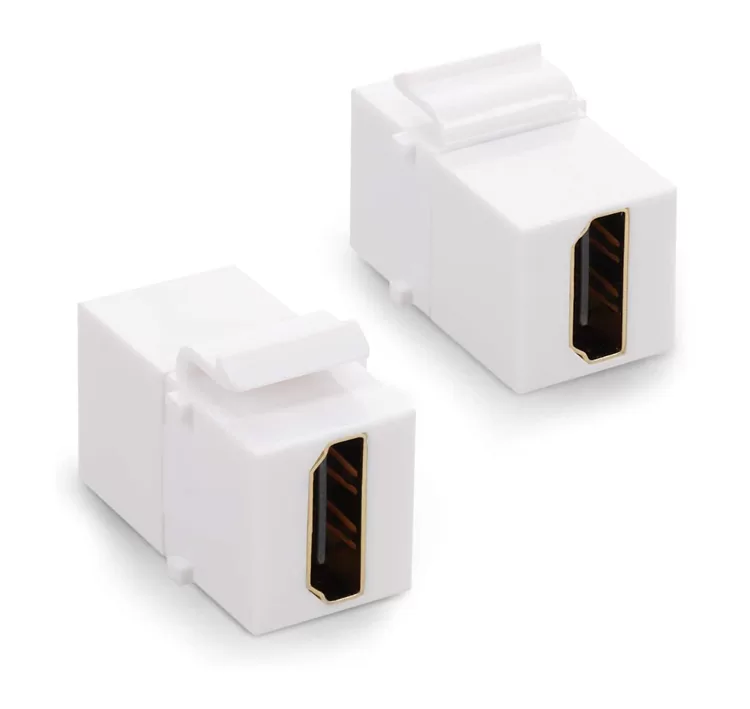 POWERTECH HDMI adapter CAB-N153 για patch panel, λευκό 3 POWERTECH HDMI adapter CAB-N153 για patch panel, λευκό