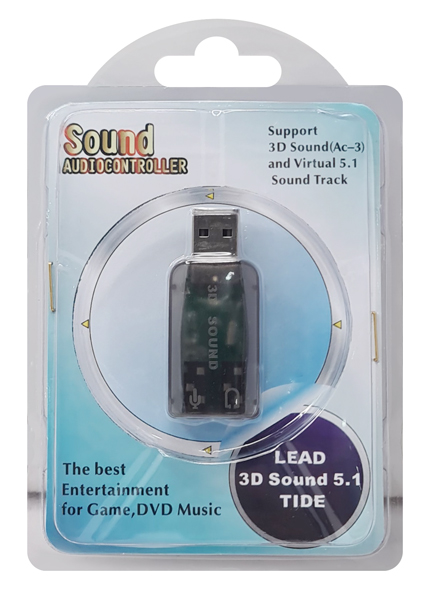 CAB-U036 Εξωτερική Κάρτα Ήχου USB 5.1 Surround με Μικρόφωνο και Ακουστικά 4 CAB-U036 Εξωτερική Κάρτα Ήχου USB 5.1 Surround με Μικρόφωνο και Ακουστικά - Image 2
