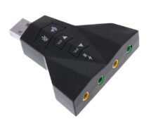 CAB-U037 Εξωτερική Κάρτα Ήχου USB 7.1 Surround με Μικρόφωνο και Ακουστικά