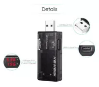 KEWEISI Συσκευή ελέγχου θύρας USB KWS-10VA, 2x USB Output, 3-9V 3