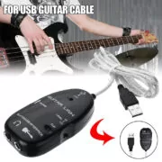POWERTECH USB Guitar Link CAB-U140, για σύνδεση κιθάρας σε PC, 1m 2