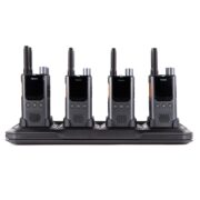 Pack 8 Hytera S1 Pro PMR-446 (Grey) + Πολλαπλός Φορτιστής – Digital+Analog, AI Noise Cancellation