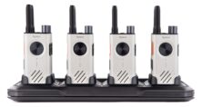 Pack 8 Hytera S1 UHF (White Pearl) Walkie-Talkie + Πολλαπλός Φορτιστής – Επαγγελματικό UHF