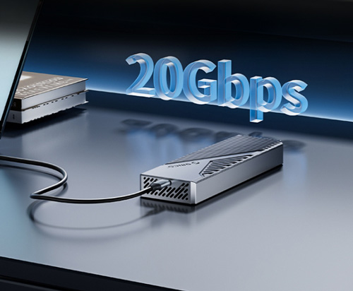 ORICO θήκη για M.2 NVME SSD CNM2-G20, 20Gbps, γκρι 4 ORICO θήκη για M.2 NVME SSD CNM2-G20, 20Gbps, γκρι - Image 2