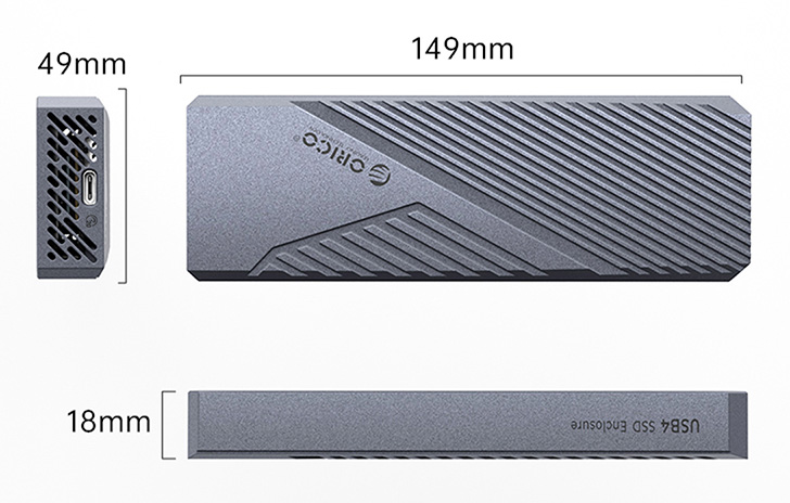 ORICO θήκη για M.2 NVME SSD CNM2-G20, 20Gbps, γκρι 8 ORICO θήκη για M.2 NVME SSD CNM2-G20, 20Gbps, γκρι - Image 6