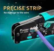 PROSKIT πρέσα ακροδεκτών CP-335N για καλώδια δικτύου CAT 5/6/7 8