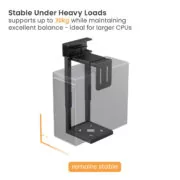 BRATECK βάση γραφείου για PC CPB29-01, universal, μεταλλική, έως 30kg 2