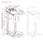 BRATECK βάση γραφείου για PC CPB29-01, universal, μεταλλική, έως 30kg 11 BRATECK βάση γραφείου για PC CPB29-01, universal, μεταλλική, έως 30kg 5