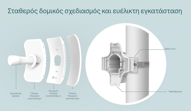 TP-LINK 23dBi outdoor CPE CPE710, AC 867Mbps 5GHz, Ver. 1.0 5 TP-LINK 23dBi outdoor CPE CPE710, AC 867Mbps 5GHz, Ver. 1.0 - Image 3
