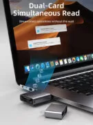 CABLETIME card reader CT-ACCD3-AG για SD & micro SD, USB 3.0, 5Gbps, γκρι 5