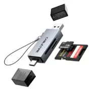 CABLETIME card reader CT-ACSD3-AG, SD/micro SD, USB/USB-C, 5Gbps, γκρι 23 CABLETIME card reader CT-ACSD3-AG, SD/micro SD, USB/USB-C, 5Gbps, γκρι 11