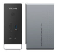 CABLETIME docking station CT-DK181-AG, 16 θυρών, USB-C σύνδεση, 100W PD, 1000Mbps, MST, γκρι 12 CABLETIME docking station CT-DK181-AG, 16 θυρών, USB-C σύνδεση, 100W PD, 1000Mbps, MST, γκρι 2