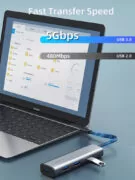 CABLETIME USB hub CT-HUBP4, 4x θυρών, 5Gbps, USB-C σύνδεση, γκρι 11 CABLETIME USB hub CT-HUBP4, 4x θυρών, 5Gbps, USB-C σύνδεση, γκρι 4
