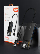 CABLETIME USB hub CT-HUBT3-PB, 4x θυρών, 5Gbps, USB/USB-C σύνδεση, μαύρο 13 CABLETIME USB hub CT-HUBT3-PB, 4x θυρών, 5Gbps, USB/USB-C σύνδεση, μαύρο 6