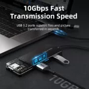 CABLETIME USB hub CT-HUBT5-PB, 4x θυρών, 10Gbps, USB/USB-C σύνδεση, μαύρο 15 CABLETIME USB hub CT-HUBT5-PB, 4x θυρών, 10Gbps, USB/USB-C σύνδεση, μαύρο 4