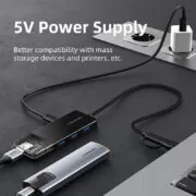 CABLETIME USB hub CT-HUBT5-PB, 4x θυρών, 10Gbps, USB/USB-C σύνδεση, μαύρο 17 CABLETIME USB hub CT-HUBT5-PB, 4x θυρών, 10Gbps, USB/USB-C σύνδεση, μαύρο 6