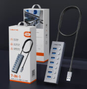 CABLETIME USB hub CT-HUBU7-AG, 7x θυρών, 5Gbps, USB σύνδεση, 1m, γκρι 15 CABLETIME USB hub CT-HUBU7-AG, 7x θυρών, 5Gbps, USB σύνδεση, 1m, γκρι 3