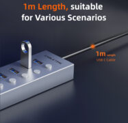 CABLETIME USB hub CT-HUBU7-AG, 7x θυρών, 5Gbps, USB σύνδεση, 1m, γκρι 22 CABLETIME USB hub CT-HUBU7-AG, 7x θυρών, 5Gbps, USB σύνδεση, 1m, γκρι 10