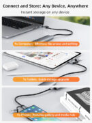 CABLETIME θήκη για M.2 NVMe/SATA SSD CT-SSD03-AG tool free, 10Gbps, γκρι 14 CABLETIME θήκη για M.2 NVMe/SATA SSD CT-SSD03-AG tool free, 10Gbps, γκρι 4