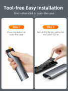 CABLETIME θήκη για M.2 NVMe/SATA SSD CT-SSD03-AG tool free, 10Gbps, γκρι 17 CABLETIME θήκη για M.2 NVMe/SATA SSD CT-SSD03-AG tool free, 10Gbps, γκρι 7
