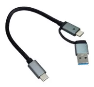 CABLETIME θήκη για M.2 NVMe/SATA SSD CT-SSD03-AG tool free, 10Gbps, γκρι 9