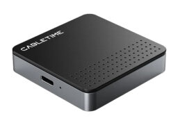 CABLETIME θήκη για M.2 NVME SSD CT-SSD04-AG, μαγνητική, 10Gbps, γκρι
