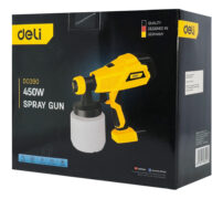 DELI ηλεκτρικό πιστόλι βαφής DC090 με δοχείο 800ml, 450W 5