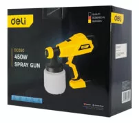 DELI ηλεκτρικό πιστόλι βαφής DC090 με δοχείο 800ml, 450W 11 DELI ηλεκτρικό πιστόλι βαφής DC090 με δοχείο 800ml, 450W 5