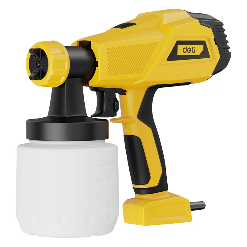 DELI ηλεκτρικό πιστόλι βαφής DC090 με δοχείο 800ml, 450W 3 DELI ηλεκτρικό πιστόλι βαφής DC090 με δοχείο 800ml, 450W