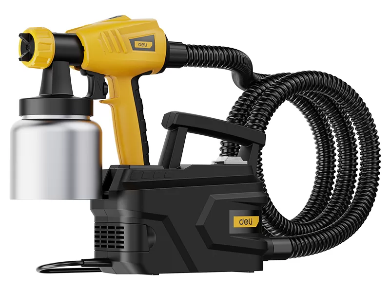 DELI ηλεκτρικό πιστόλι βαφής DC091-1 με δοχείο 800ml, 500W 3 DELI ηλεκτρικό πιστόλι βαφής DC091-1 με δοχείο 800ml, 500W