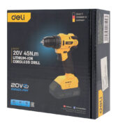 DELI δράπανο μπαταρίας DC120Z, Brushless, 20V, 45N.m 4