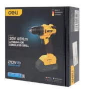 DELI δράπανο μπαταρίας DC120Z, Brushless, 20V, 45N.m 4
