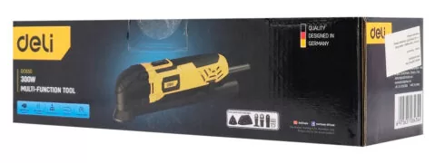 DELI παλινδρομικό πολυεργαλείο DC650, 300W, ρυθμιζόμενη ταχύτητα 5