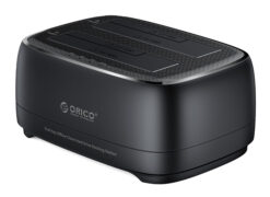 ORICO docking station για 2.5" ή 3.5" SATA HDD/SSD DD28U3-C, 2 θέσεων, 5Gbps, clone function, μαύρο 1