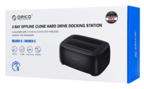 ORICO docking station για 2.5" ή 3.5" SATA HDD/SSD DD28U3-C, 2 θέσεων, 5Gbps, clone function, μαύρο 7