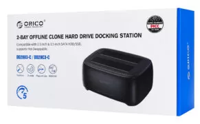 ORICO docking station για 2.5" ή 3.5" SATA HDD/SSD DD28U3-C, 2 θέσεων, 5Gbps, clone function, μαύρο 7