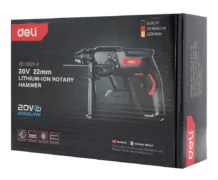 DELI κρουστικό σκαπτικό μπαταρίας DE-DC20-2, Brushless, 20V, 2J 3