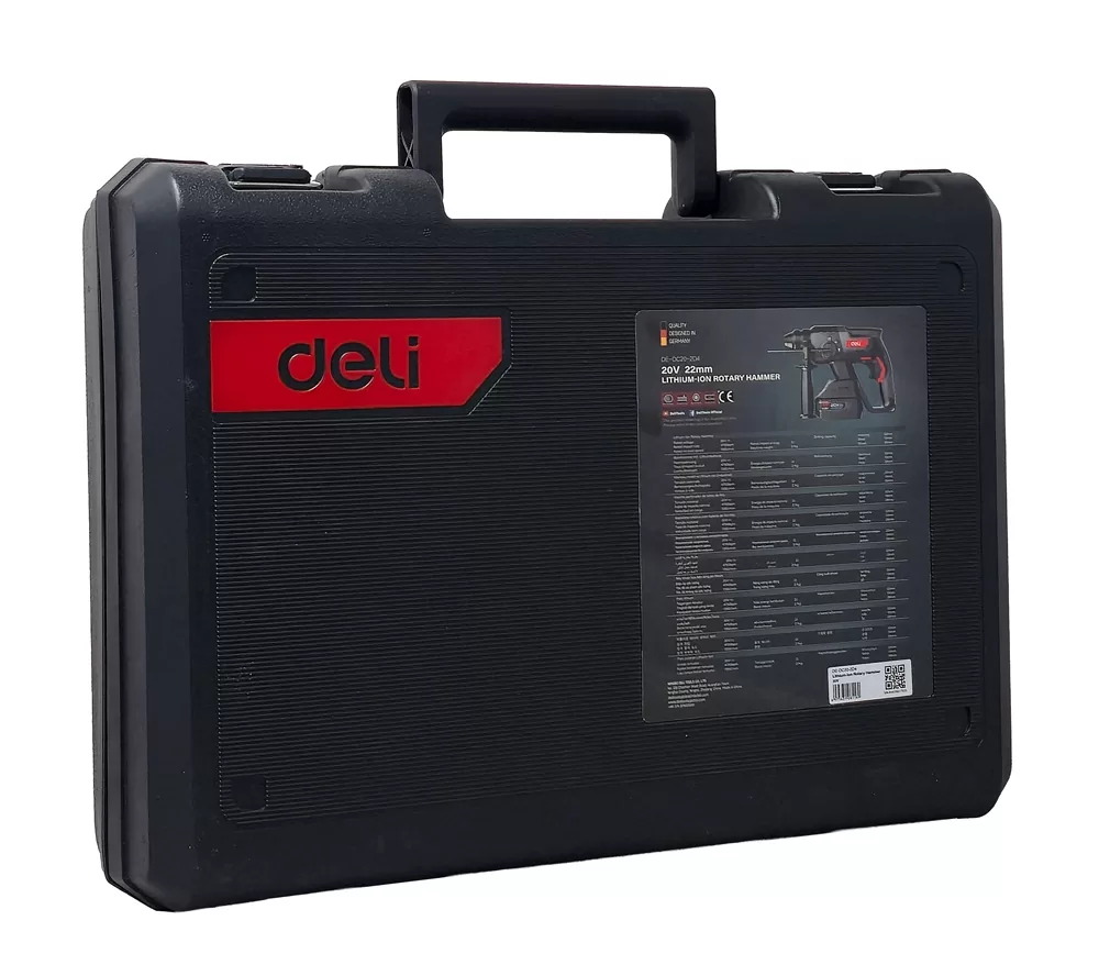 DELI κρουστικό σκαπτικό μπαταρίας DE-DC20-2D4, Brushless, 20V, 2x 4Ah, 2J 5 DELI κρουστικό σκαπτικό μπαταρίας DE-DC20-2D4, Brushless, 20V, 2x 4Ah, 2J - Image 3