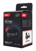 DELI μπαταρία λιθίου για εργαλεία μπαταρίας DE-DC20A4, 20V 4Ah 4