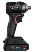 DELI παλμικό κατσαβίδι μπαταρίας DE-QZ20-1D2, Brushless, 20V, 2x 2Ah, 200N.m 12