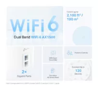TP-LINK Home Mesh Wi-Fi System Deco X10, 1500Mbps AX1500, Ver. 1.0, 2τμχ 3