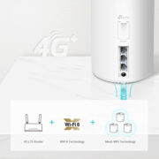TP-LINK Whole Home Mesh WiFi 6 Deco X20-4G, 4G+ Cat6 AX1800, Ver. 1.0 11 TP-LINK Whole Home Mesh WiFi 6 Deco X20-4G, 4G+ Cat6 AX1800, Ver. 1.0 4