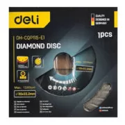 DELI δίσκος κοπής διαμαντέ DH-CQP115-E1, δομικών υλικών, 115mm, 13200rpm 2