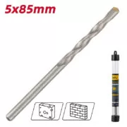 DELI τρυπάνι DH-JGZ050-E1 για τοίχο, 40Cr YG6, 5x85mm, κυλινδρικό 2