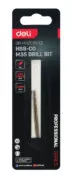 DELI σετ τρυπάνια DH-MHZ020-E2 για μέταλλο, M35 HSS 5% κοβαλτίου, DIN 388, 2x49mm, κυλινδρικό, 2τμχ 7 DELI σετ τρυπάνια DH-MHZ020-E2 για μέταλλο, M35 HSS 5% κοβαλτίου, DIN 388, 2x49mm, κυλινδρικό, 2τμχ 3