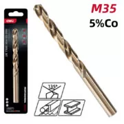 DELI τρυπάνι DH-MHZ100-E2 για μέταλλο, M35 HSS 5% κοβαλτίου, DIN 388, 10x133mm, κυλινδρικό 2
