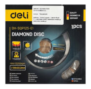 DELI δίσκος κοπής διαμαντέ DH-SQP125-E1, δομικών υλικών, 125mm, 12250rpm 2