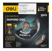DELI δίσκος κοπής διαμαντέ DH-SQP125-E1, δομικών υλικών, 125mm, 12250rpm 5 DELI δίσκος κοπής διαμαντέ DH-SQP125-E1, δομικών υλικών, 125mm, 12250rpm 2