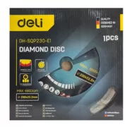 DELI δίσκος κοπής διαμαντέ DH-SQP230-E1, δομικών υλικών, 230mm, 6600rpm 2